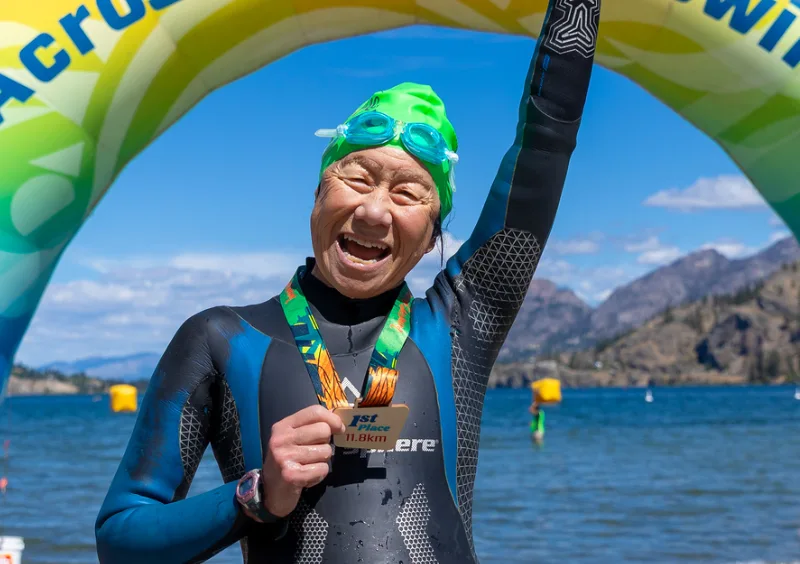 Across the Lake Swim Skaha Lake